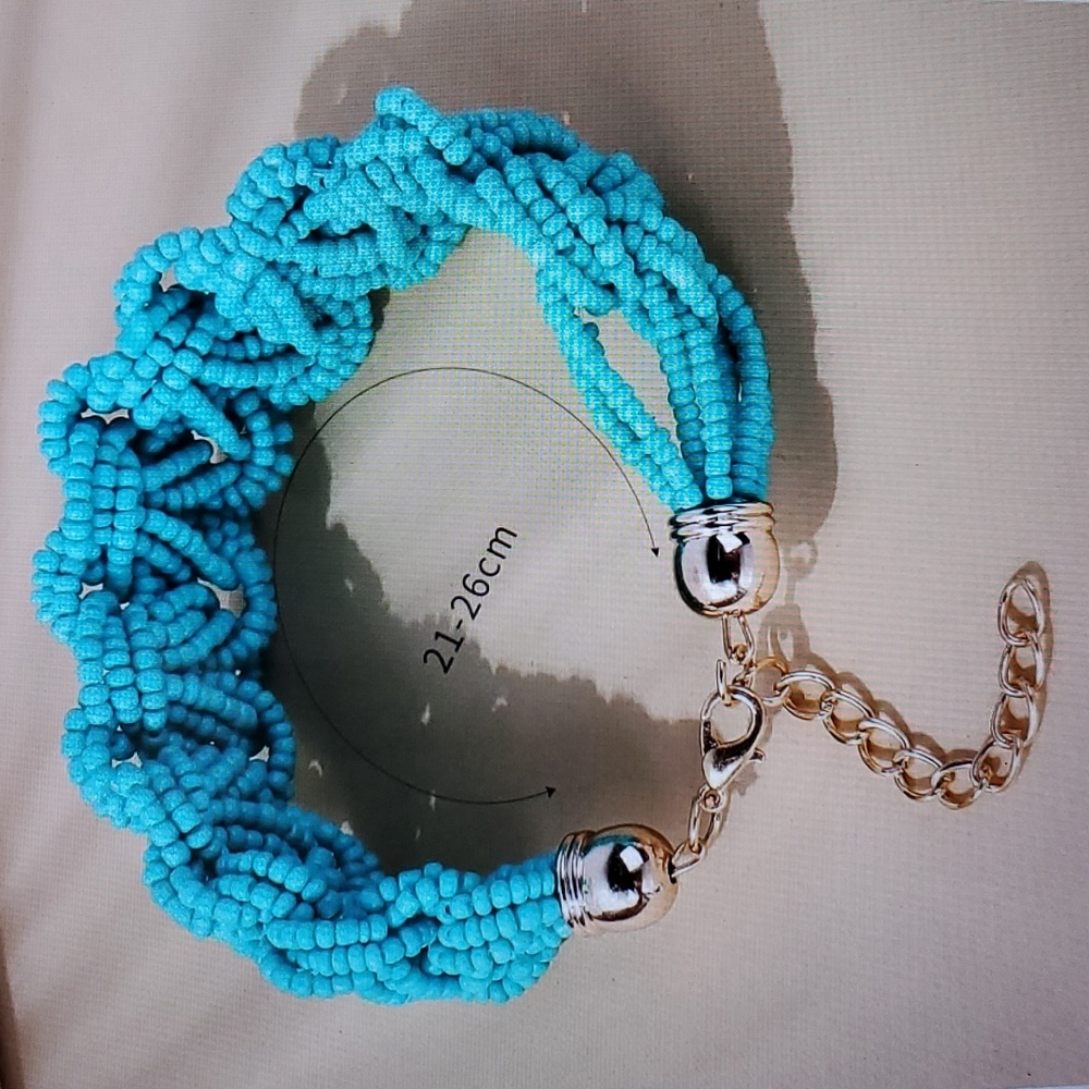 Bohemia Turquoise Chunky Bracelet for women Girl